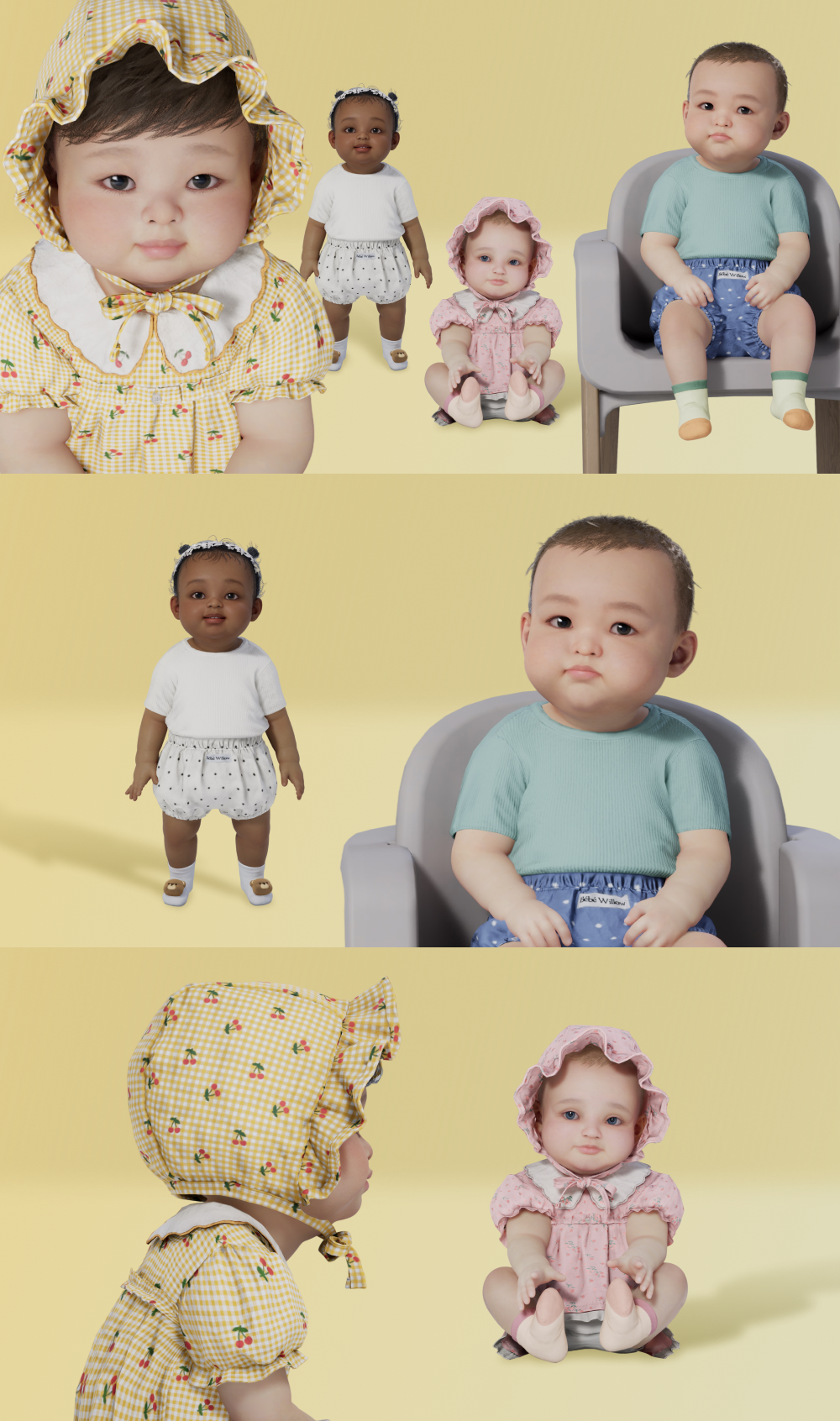 Baby items in inZOI