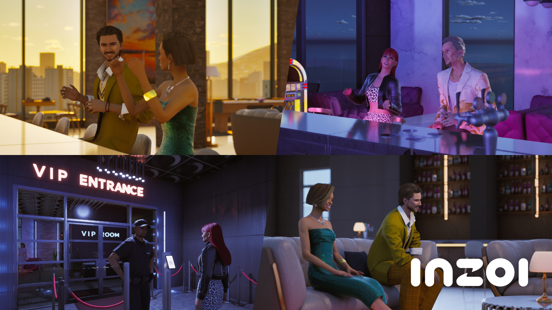 VIP lounges in inZOI